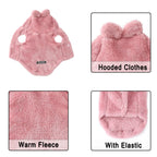 Bunny Ears Hooded Pet Costume