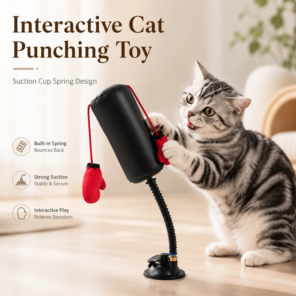 Interactive Cat Boxing Toy