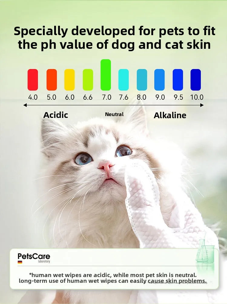 Leave-In Pet Cleaning Wipes