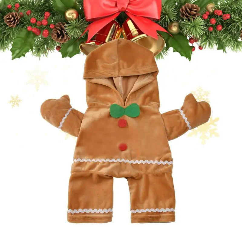 Gingerbread Man Pet Costume Hoodie