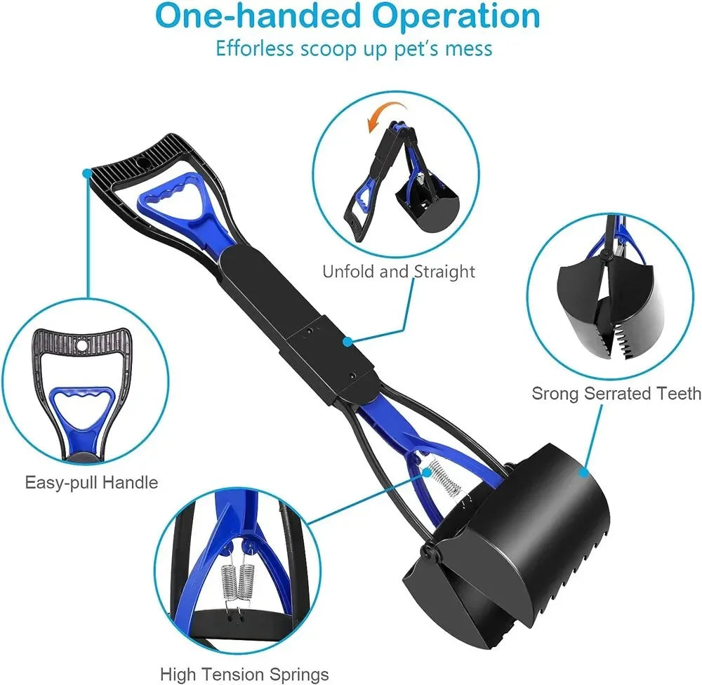Long Handle Pet Poop Scooper
