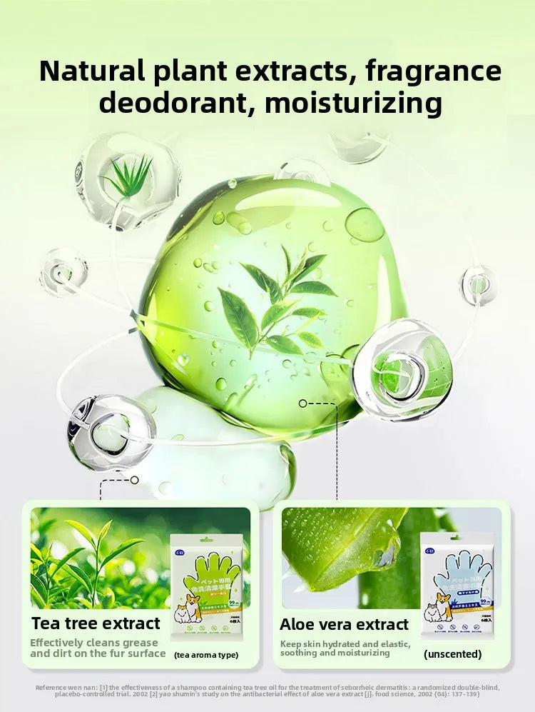 Leave-In Pet Cleaning Wipes