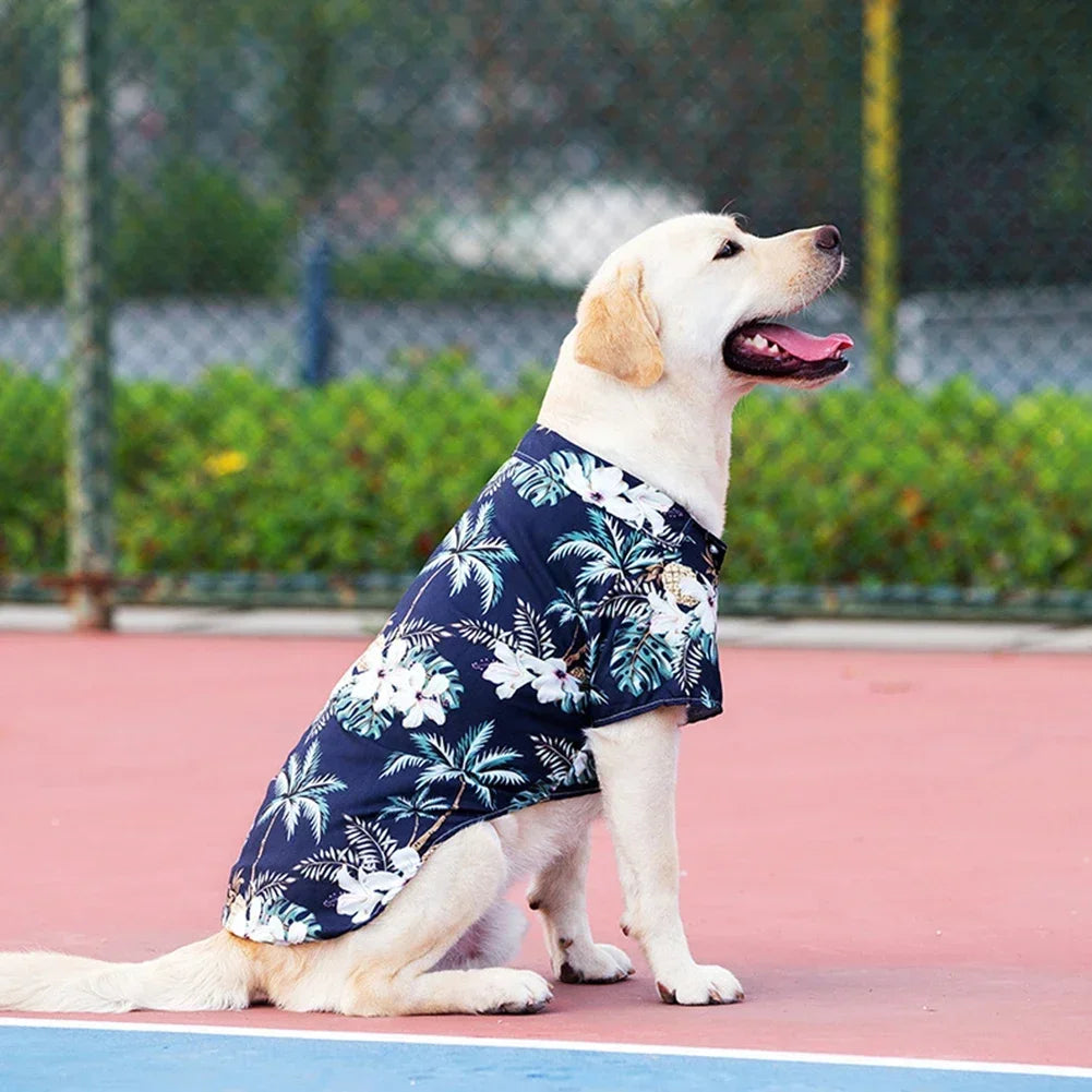 Hawaiian Style Summer Pet Shirt