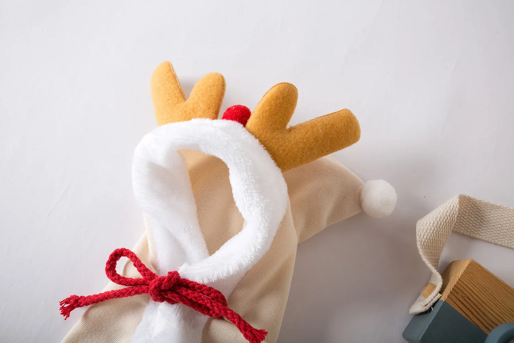 Christmas Hooded Pet Cape