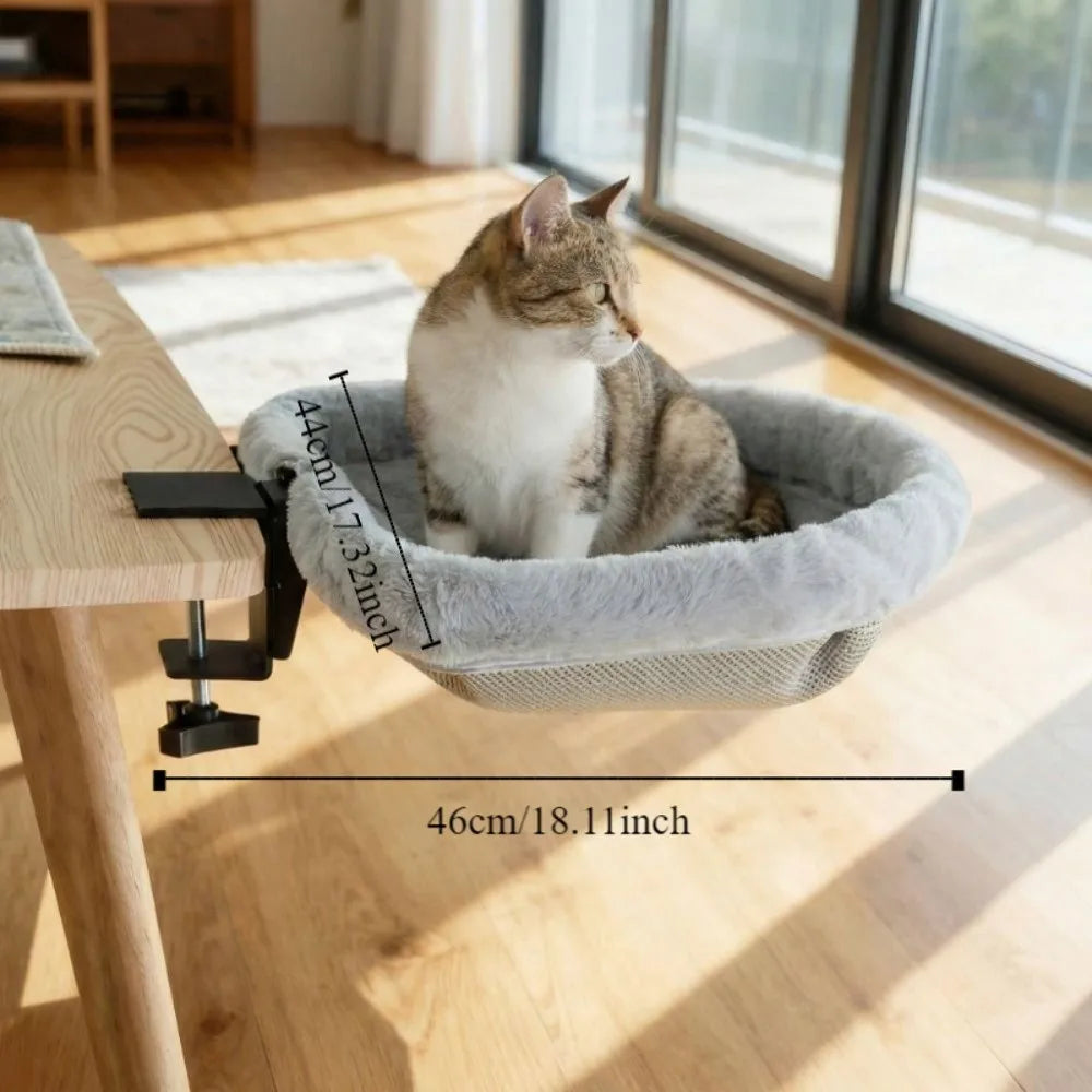 Under-Desk Cat Hammock Bed