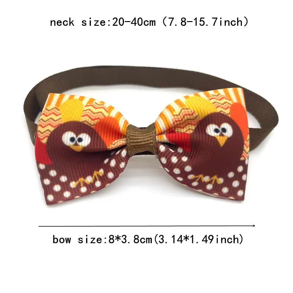 Turkey Bow Tie Pet Accessory (50pk)