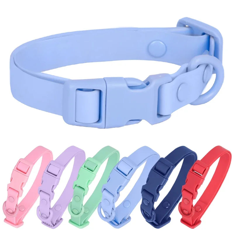 Macaron Color Waterproof Dog Collar