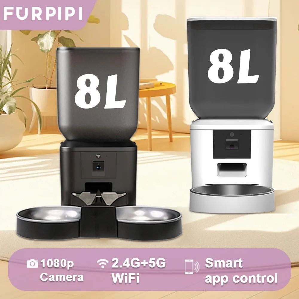 Smart WiFi Cat Feeder with Camera