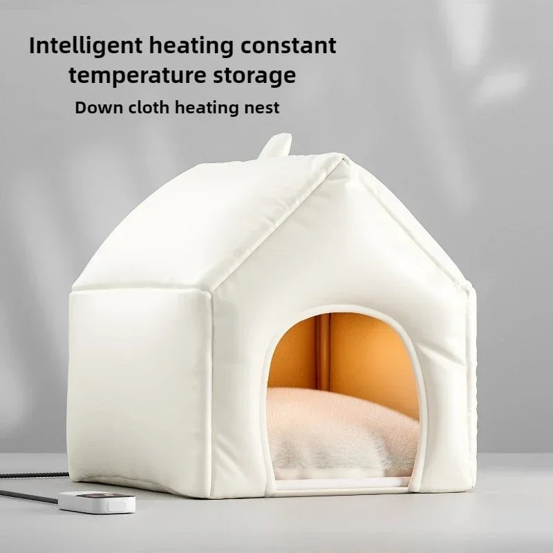 Heated Winter Cat Nest Tent