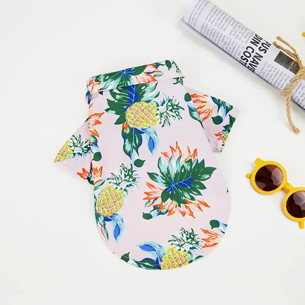 Hawaiian Style Summer Pet Shirt