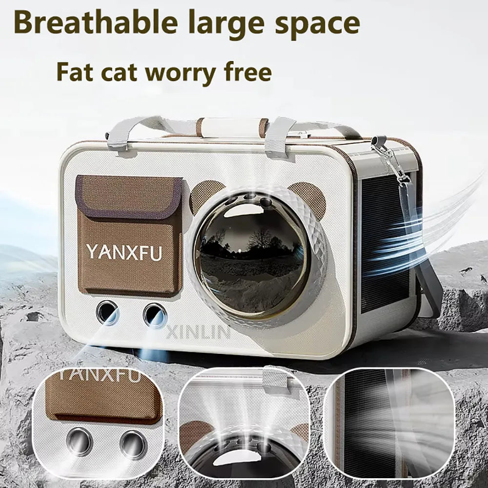 Cat Backpack Carrier with Bubble Window