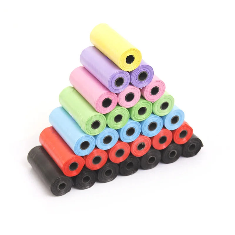 Cartoon Paw Print Dog Poop Bags (1200pk)