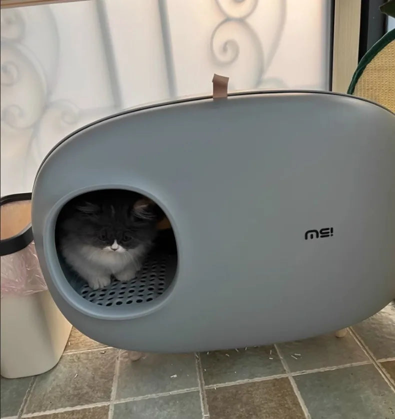 Fully Enclosed Self-Cleaning Litter Box