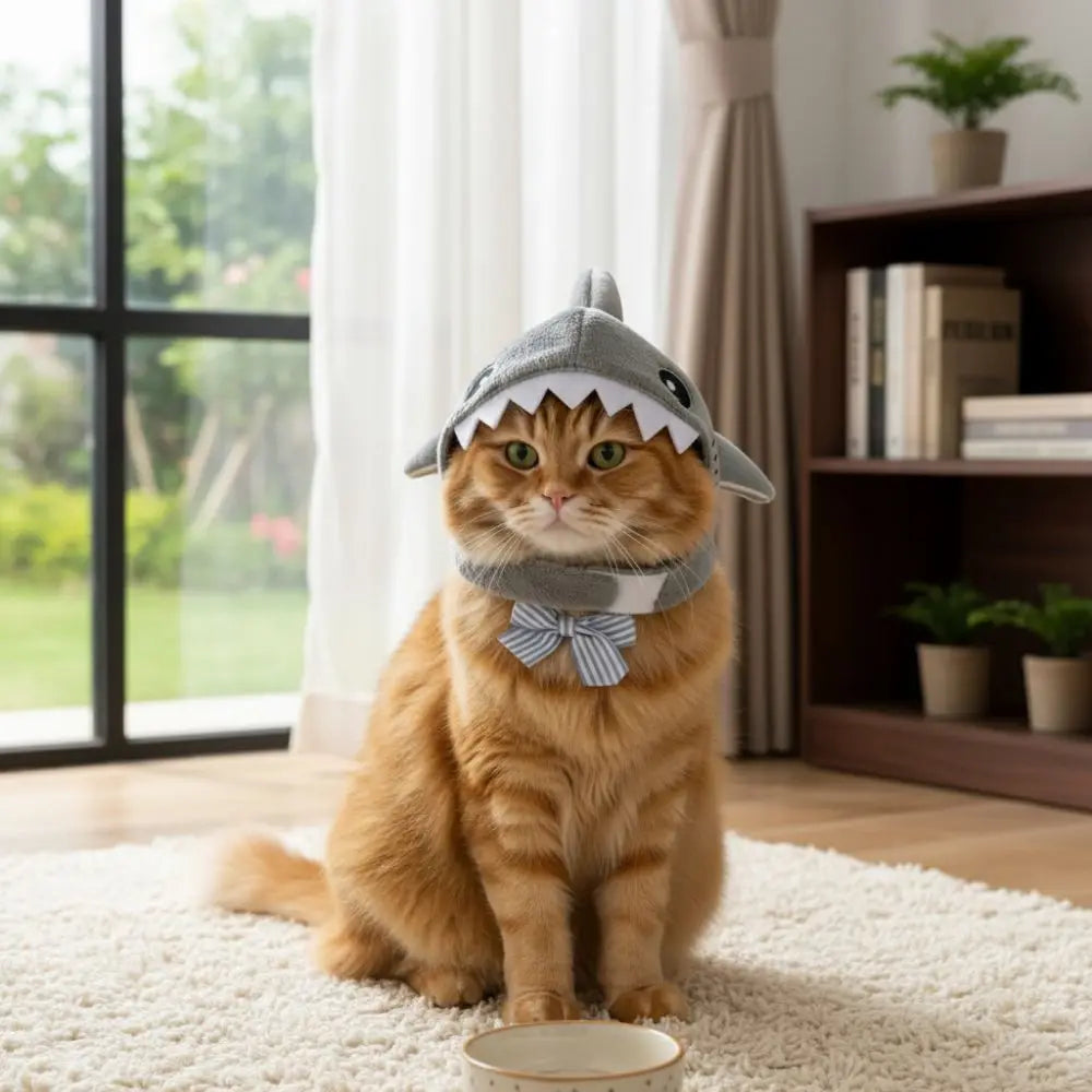 Shark Headdress Cat Costume