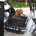 2-in-1 Dog Bike Basket Carrier