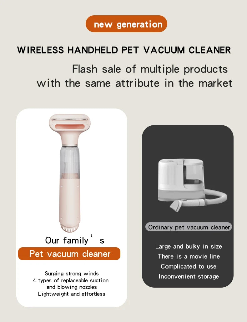 SoftAura 2026 New Pet Hair Dryer Blowing Comb Strong Wind Dog Grooming Brush Cool Air Drying Professional Home Pet Care