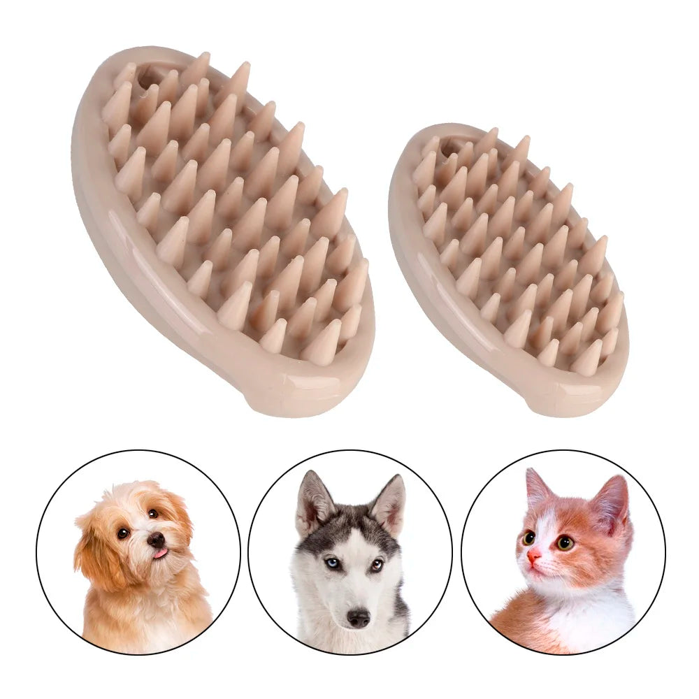Silicone Pet Massage & Wash Brush