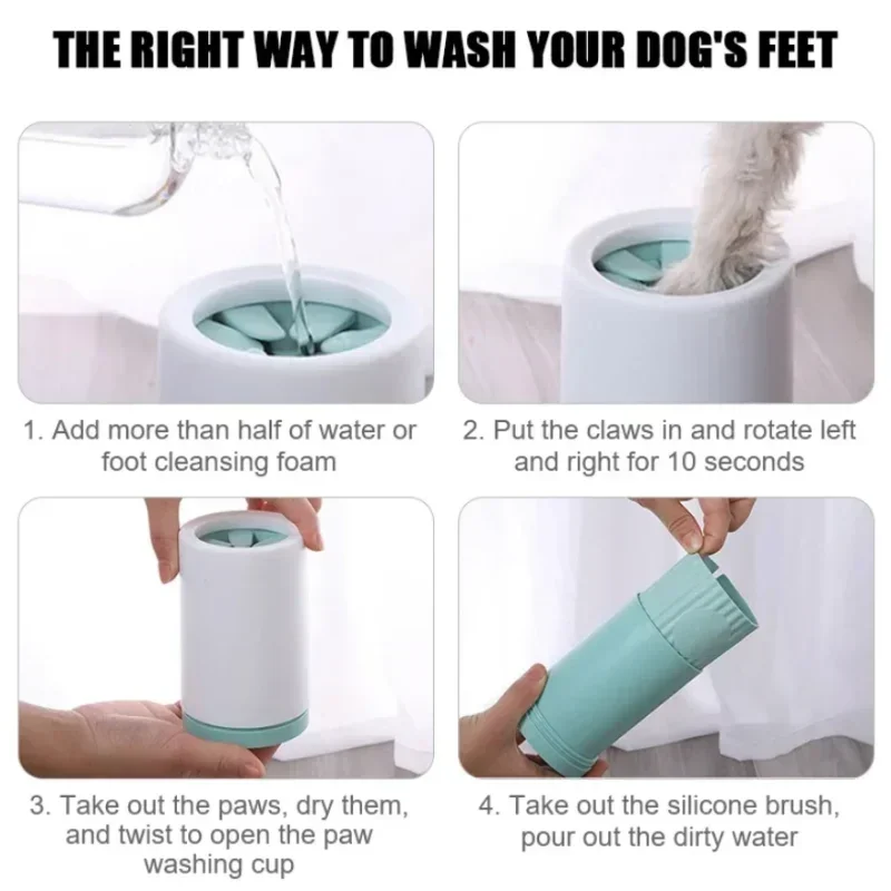 Silicone Pet Paw Cleaner Cup