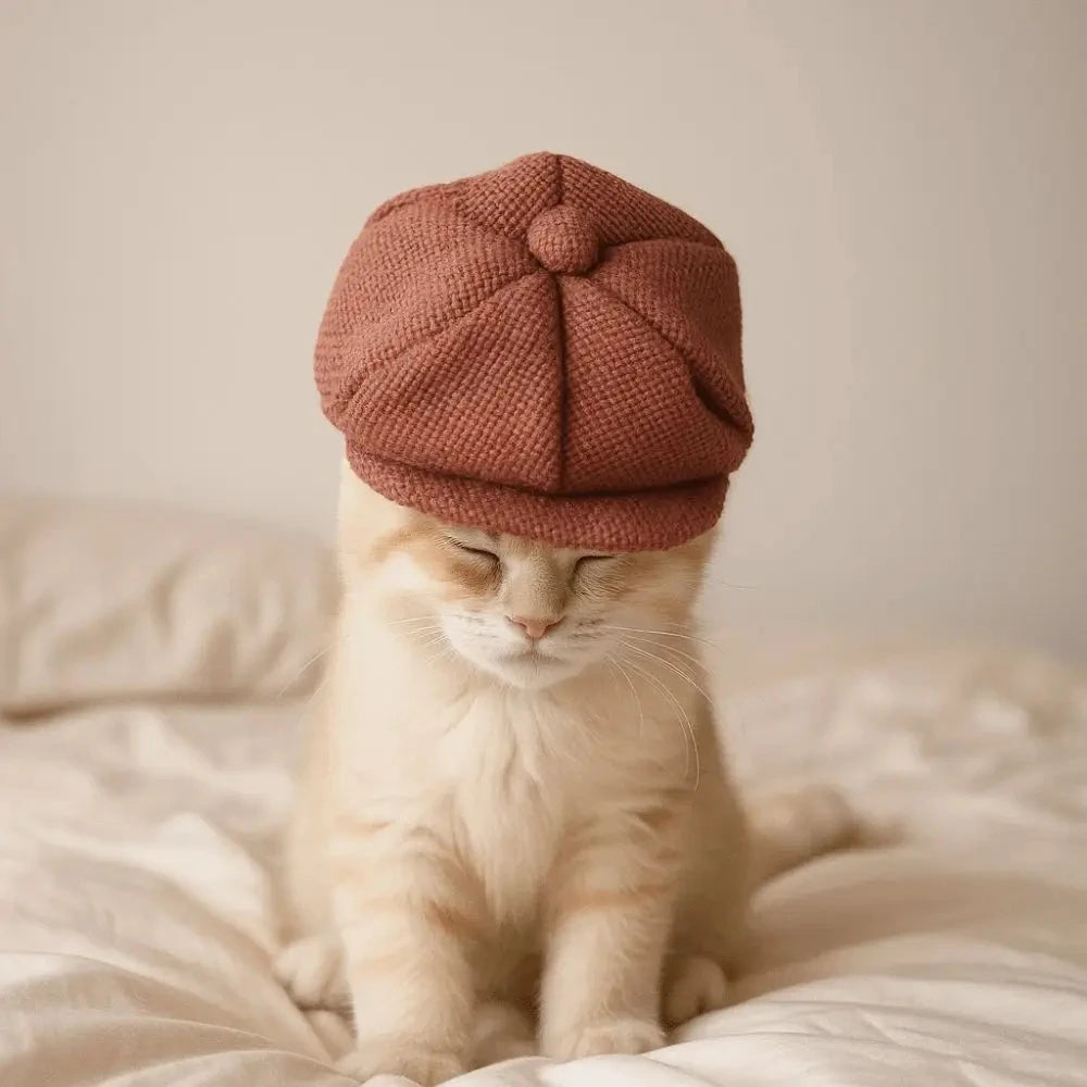 Retro Beret Pet Hat