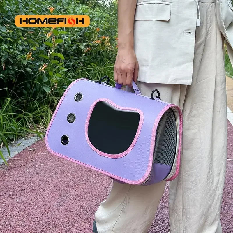Foldable Pet Carrier Shoulder Bag