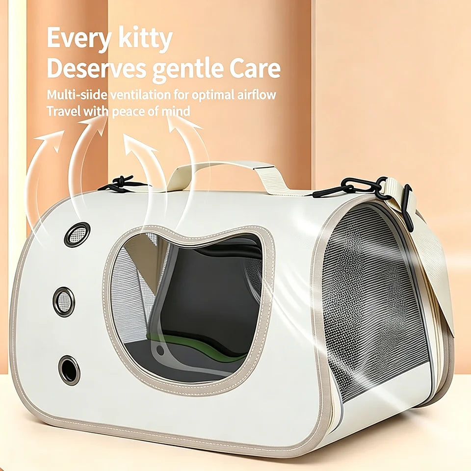 Foldable Pet Travel Carrier Bag