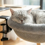 Under-Desk Cat Hammock Bed