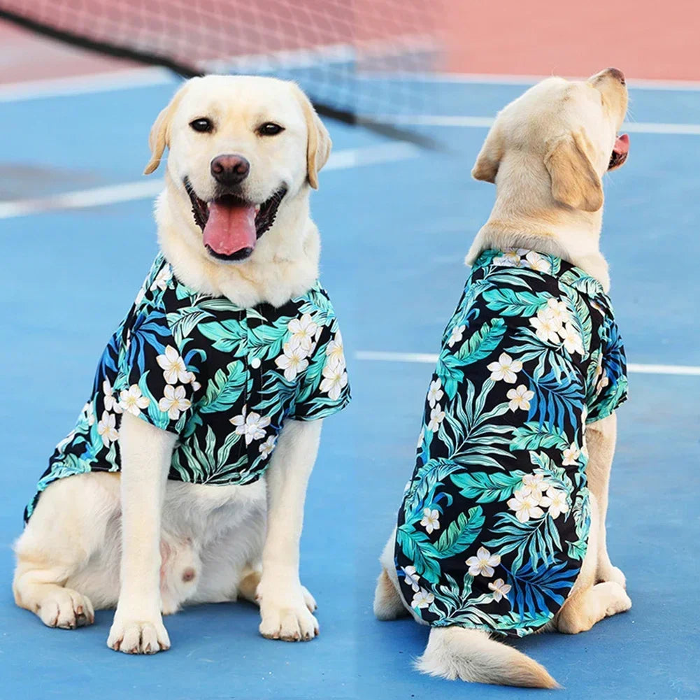 Hawaiian Style Summer Pet Shirt