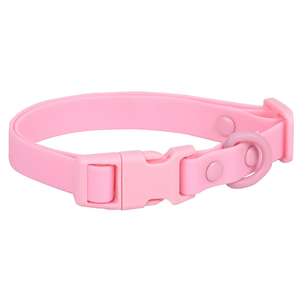 Macaron Color Waterproof Dog Collar