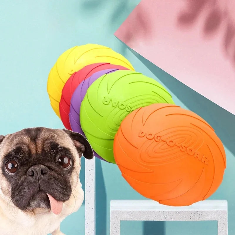 Silicone Flying Disk Dog Toy