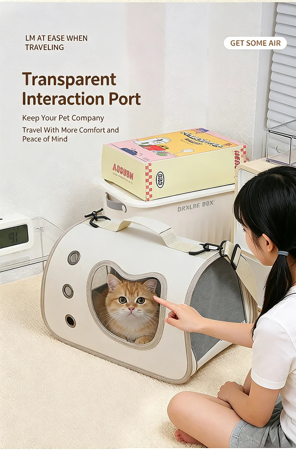 Foldable Pet Travel Carrier Bag