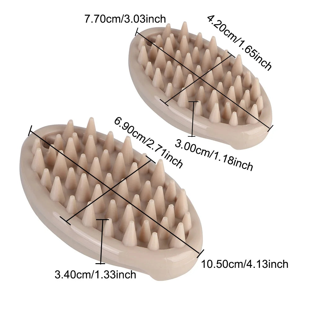 Silicone Pet Massage & Wash Brush