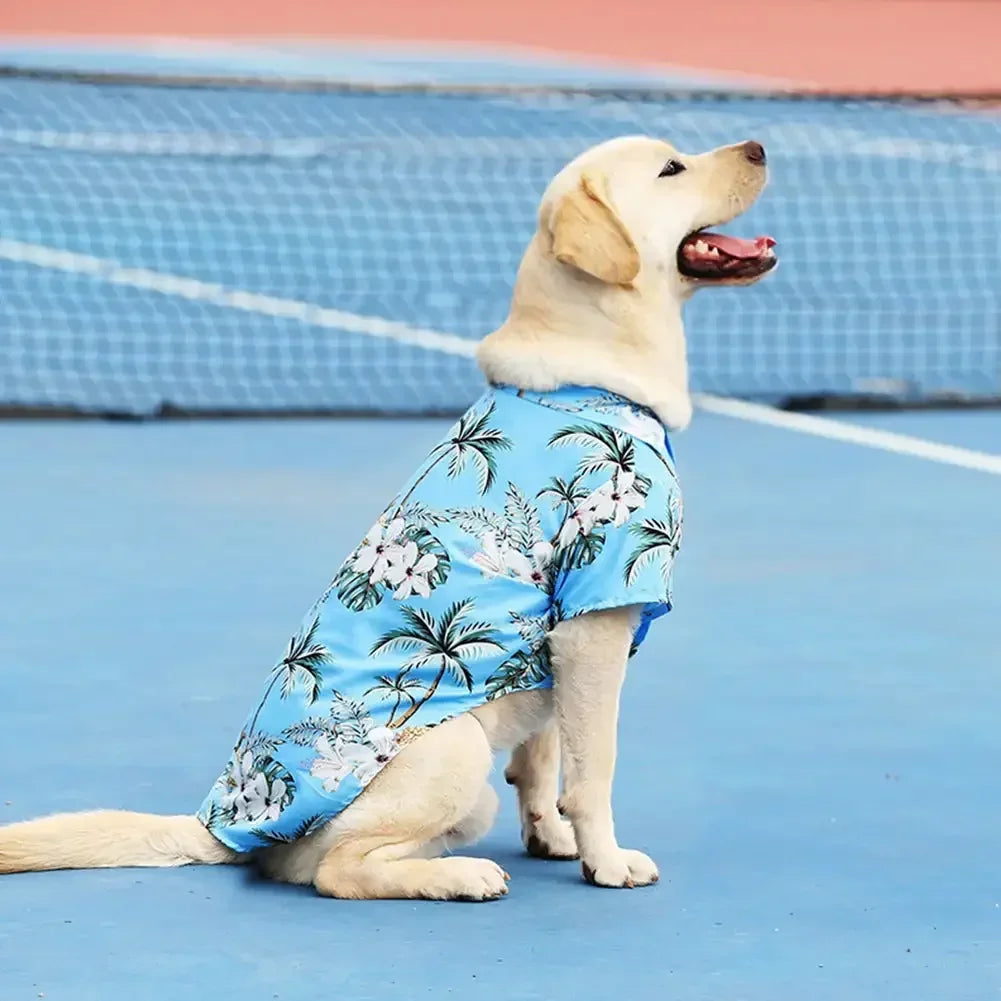 Hawaiian Style Summer Pet Shirt