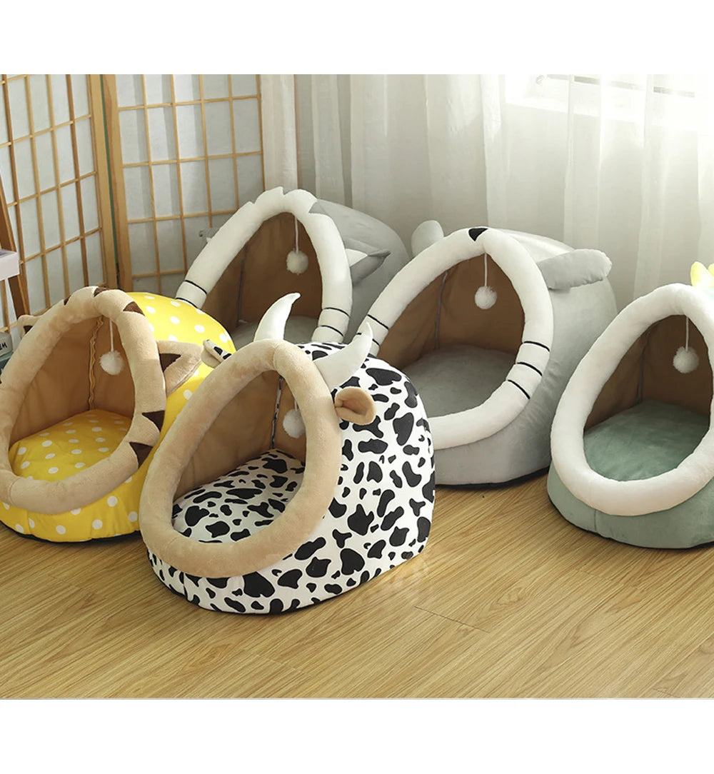 Cozy Cat & Small Dog Bed Basket