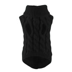 Knitted Cable-Knit Dog Sweater
