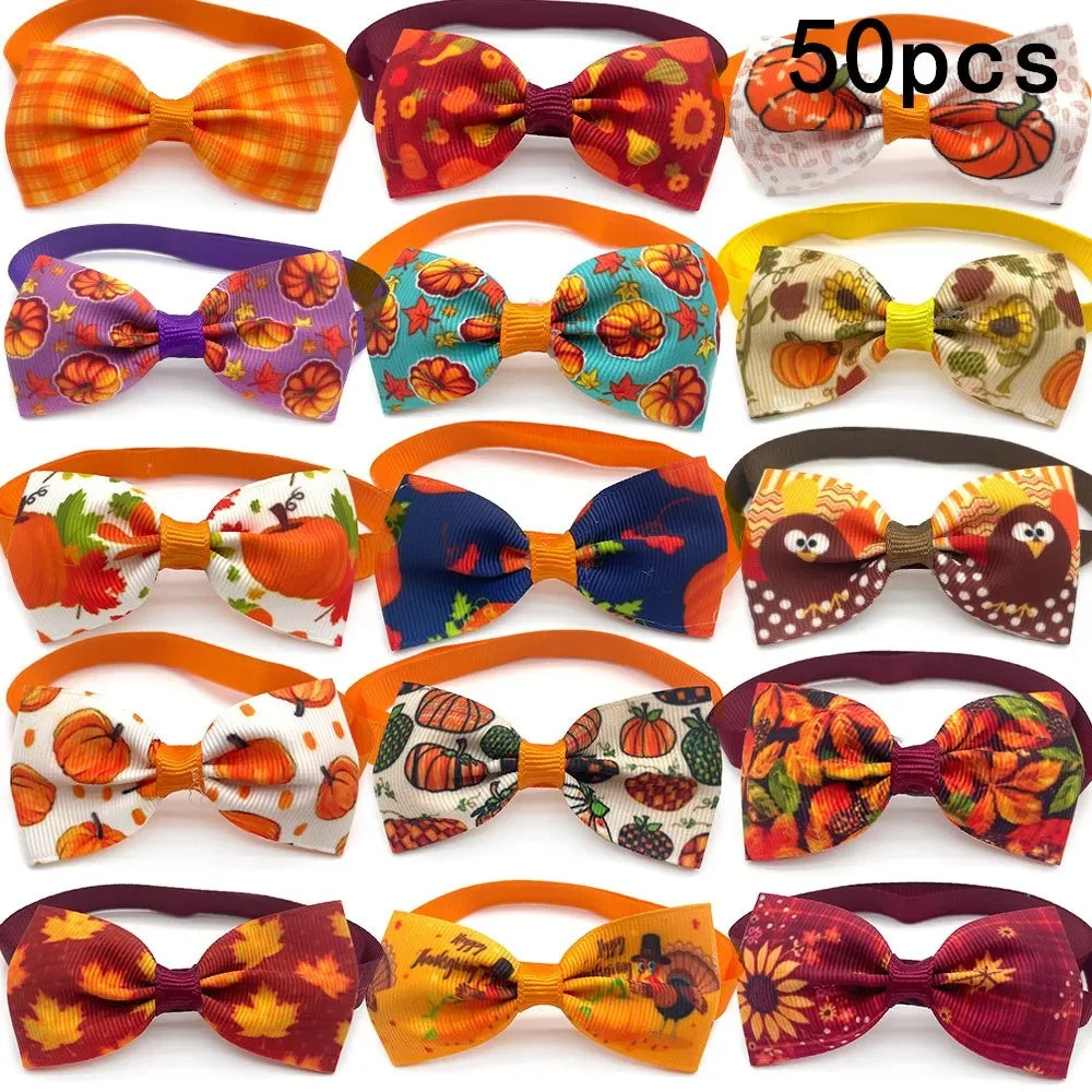 Turkey Bow Tie Pet Accessory (50pk)