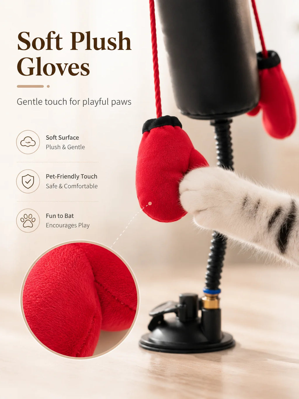 Interactive Cat Boxing Toy