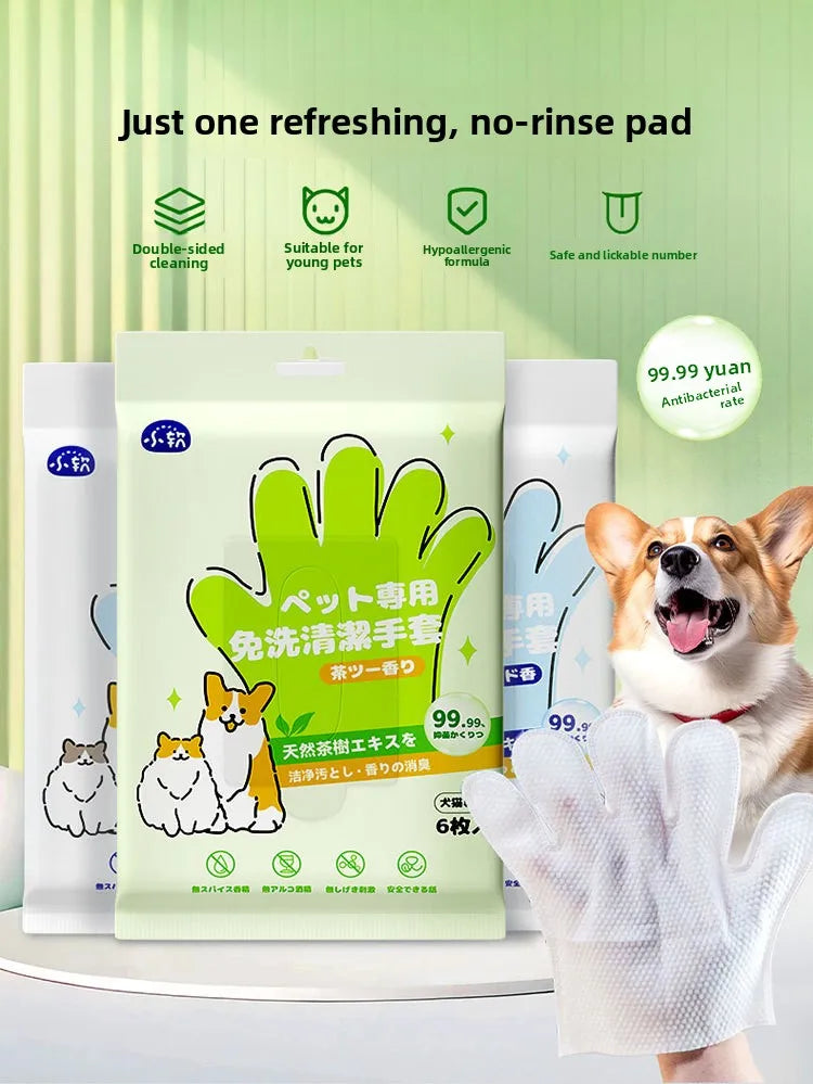 Leave-In Pet Cleaning Wipes
