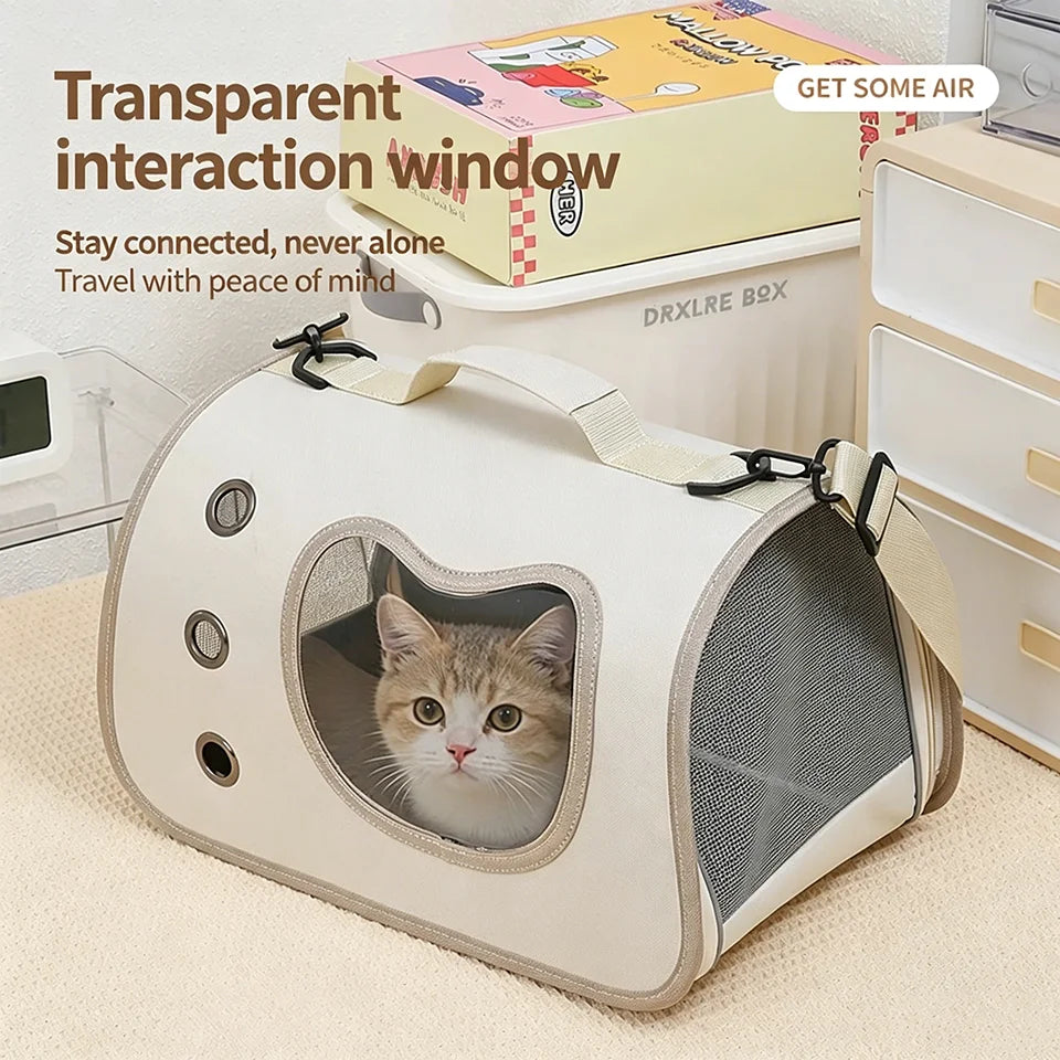 Foldable Pet Travel Carrier Bag