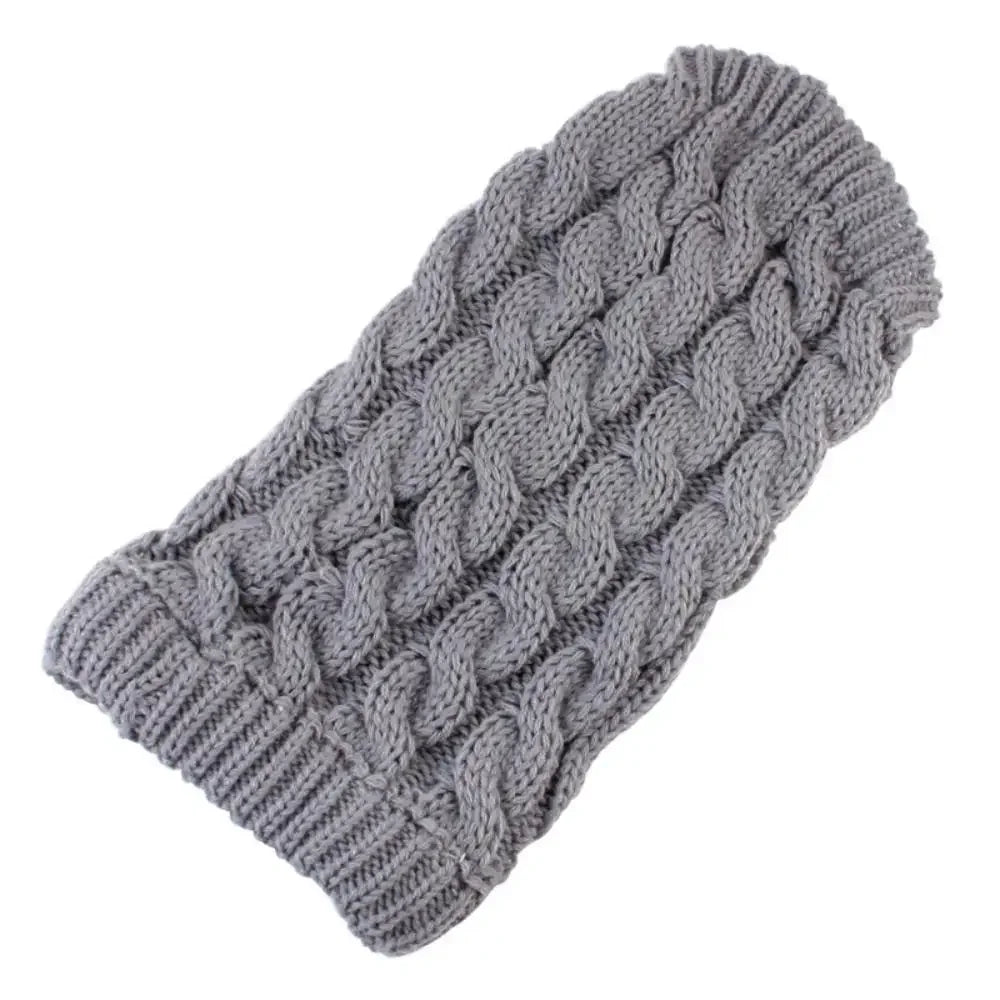 Knitted Cable-Knit Dog Sweater