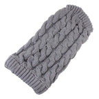 Knitted Cable-Knit Dog Sweater