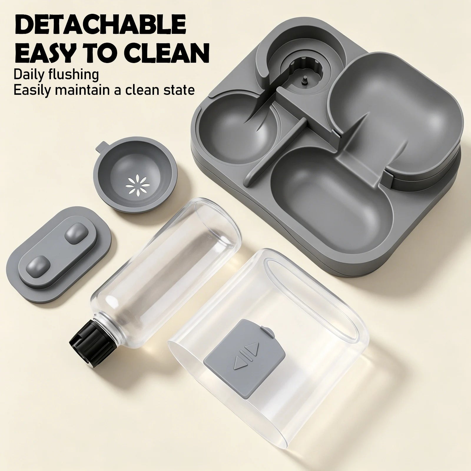 2-in-1 Automatic Pet Feeder & Fountain