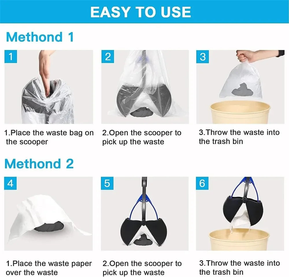 Long Handle Pet Poop Scooper