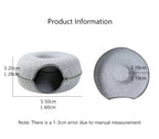 Donut Pet Tunnel Bed & Toy