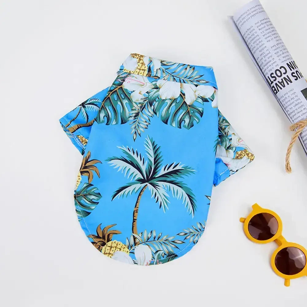 Hawaiian Style Summer Pet Shirt