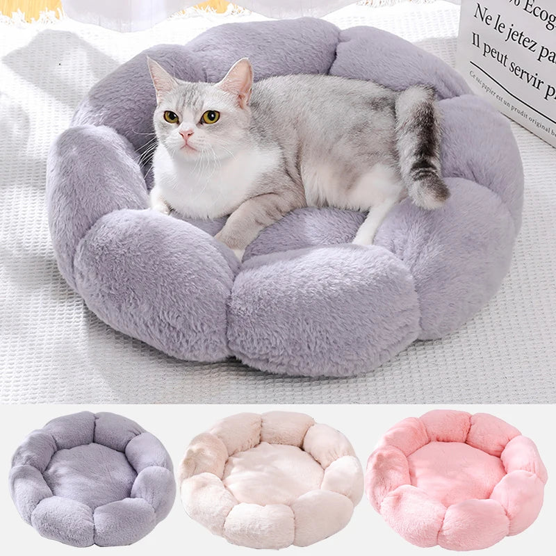 Flower Shape Soft Pet Bed
