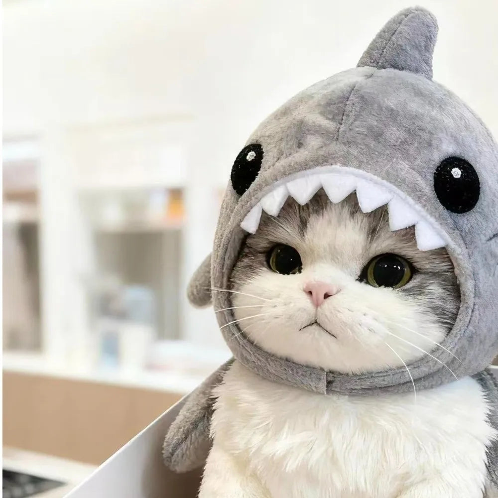 Shark Headdress Cat Costume