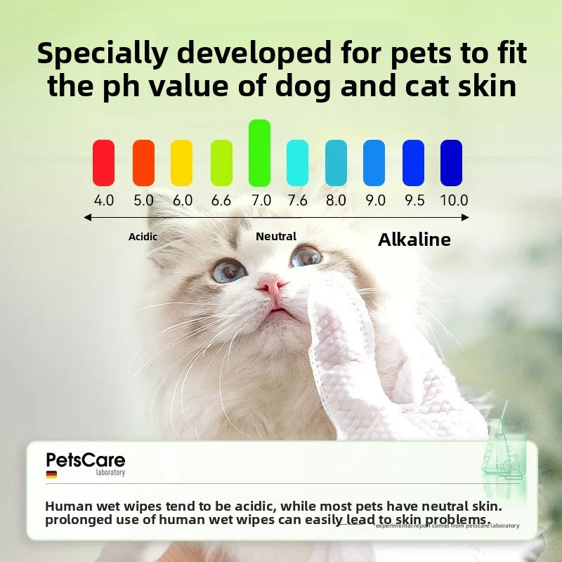 Leave-In Pet Cleaning Wipes