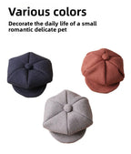 Retro Beret Pet Hat
