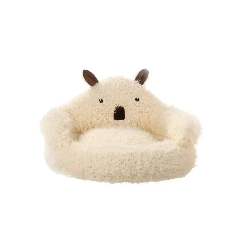 Winter Warm Pet House Bed