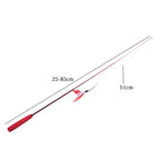Telescopic Feather Cat Teaser Wand
